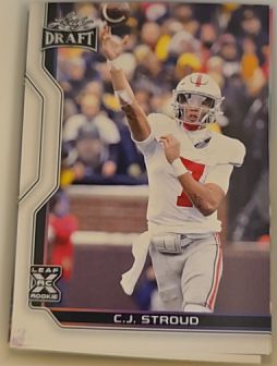 2023 Leaf Draft #B1-6 C.J. Stroud — front
