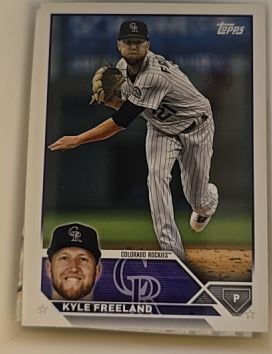 2023 Topps #348 Kyle Freeland — front