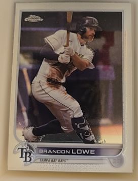 2022 Topps Chrome #107 Brandon Lowe — front