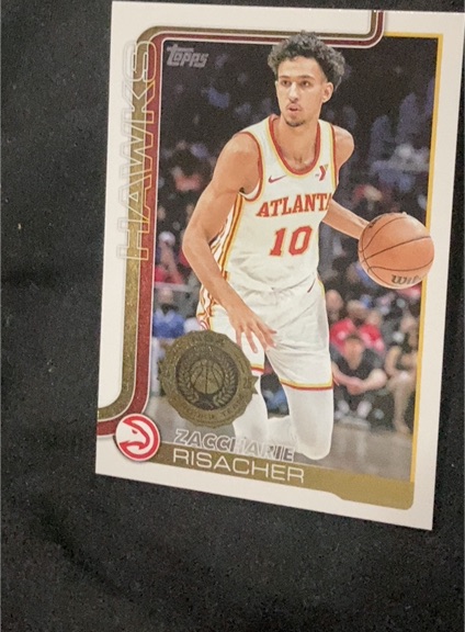 2025-26 Topps #62 Zaccharie Risacher — front