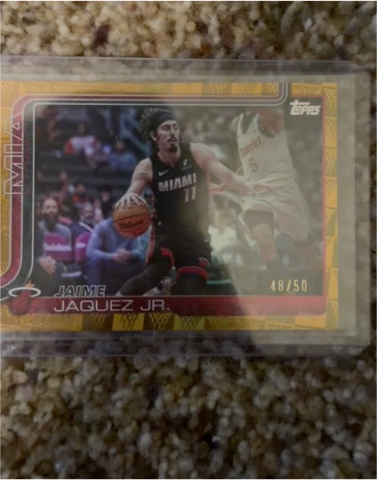 2025 Topps #48 Jaime Jaquez Jr. — front