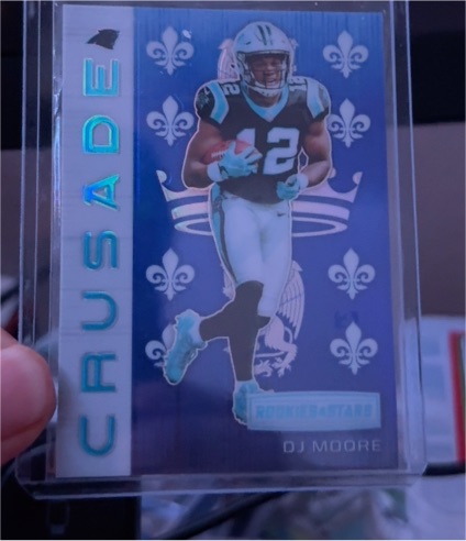 2018 Panini Rookies & Stars #CRU-42 D.J. Moore Crusade — front