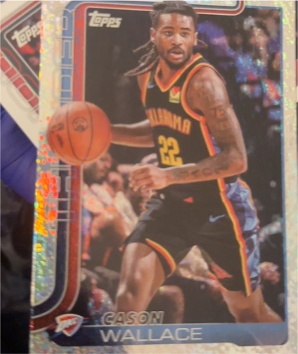 2025-26 Topps #119 Cason Wallace — front