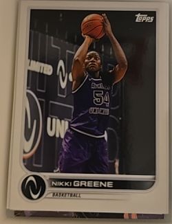 2022 Topps Nikki Greene #54 University of Dayton — front