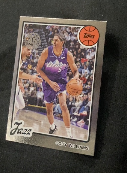 2025-26 Topps Basketball #80BK-37 Cody Williams — front