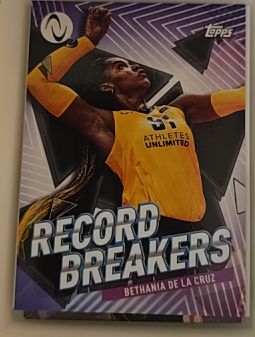 2023 Topps Athletes Unlimited Record Breakers #RB-10 Bethania De La Cruz — front