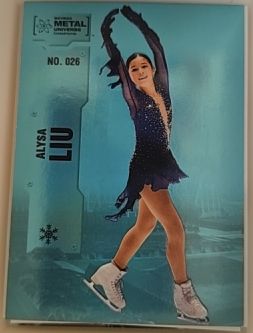 2022 Skybox Metal Universe Champions #026 Alysa Liu — front