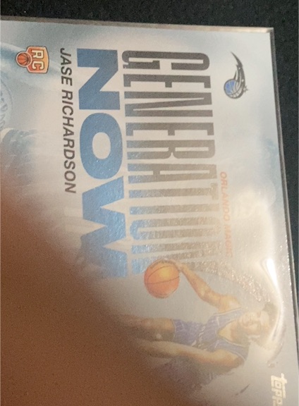2025-26 Topps Generation Now #GN-7 Jase Richardson — front