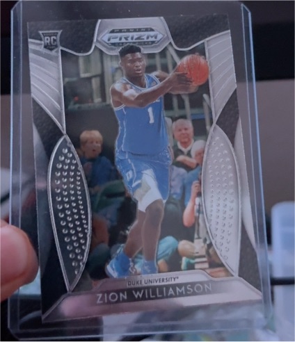 2019-20 Panini Prizm Draft Picks #64 Zion Williamson — front