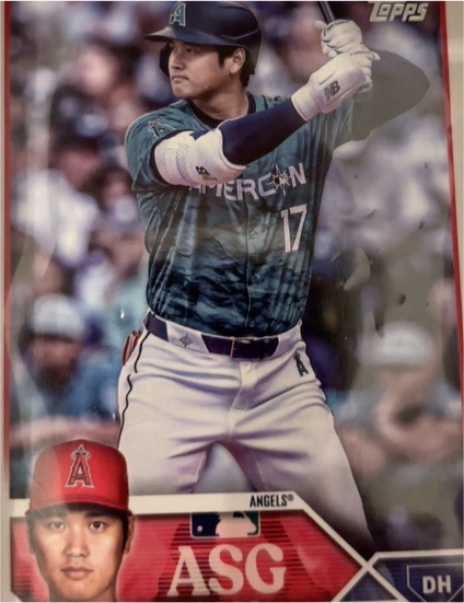 2023 Topps Update #ASG-6 Shohei Ohtani 2023 All-Star Game — front