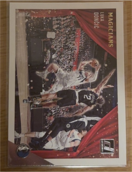 2021-22 Panini Donruss #5 Luka Dončić Magicians — front