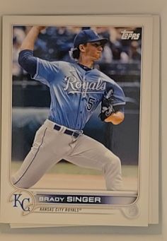 2022 Topps #313 Brady Singer — front