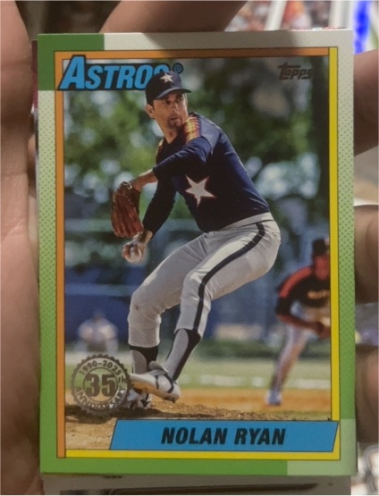 1990 Topps #T90-80 Nolan Ryan — front