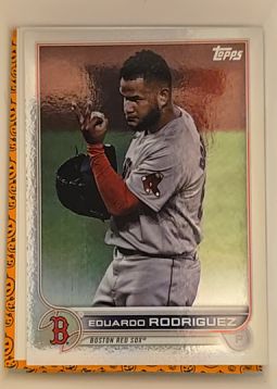 2022 Topps #192 Eduardo Rodriguez Boston Red Sox — front