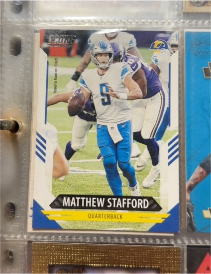 2021 Panini Score #130 Matthew Stafford — front