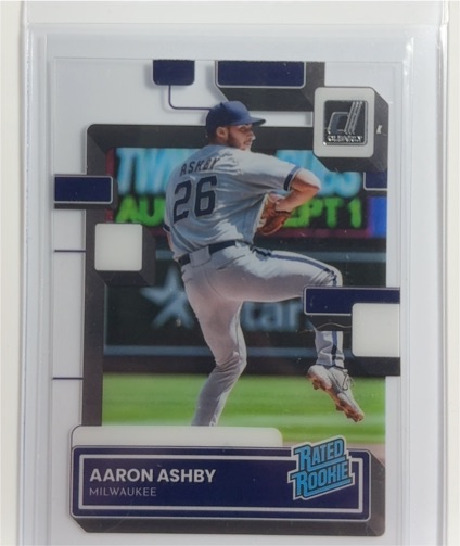 2022 Panini Chronicles Clearly Donruss #62 Aaron Ashby — front
