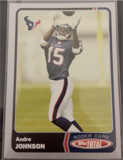 2003 Topps Total #460 Andre Johnson — front
