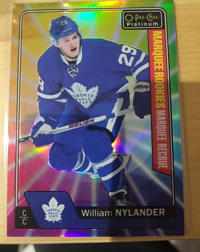 2016-17 O-Pee-Chee Platinum #187 William Nylander Marquee Rookies — front