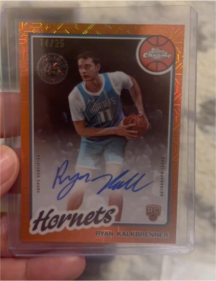 2025-26 Topps Chrome #TC-RK Ryan Kalkbrenner — front