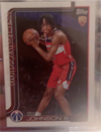 2025-26 Topps #206 Tre Johnson III — front