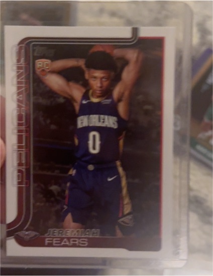 2025-26 Topps Basketball #207 Jeremiah Fears — front
