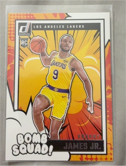 2024-25 Donruss #14 Bronny James Jr. Bomb Squad Rookie — front