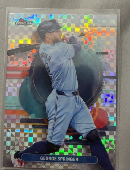 2025 Topps Finest #141 George Springer — front