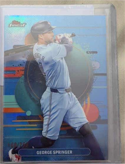 2025 Topps Finest #141 George Springer — front
