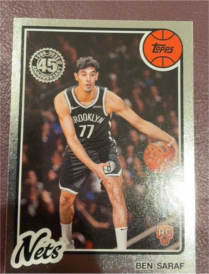 2025-26 Topps 45th Anniversary #80BK-72 Ben Saraf — front