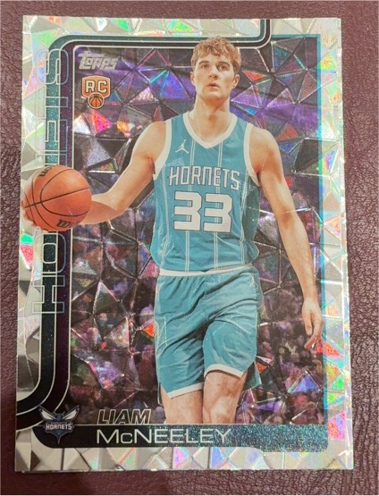 2025-26 Topps #229 Liam McNeeley — front