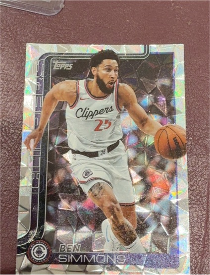 2020 Topps Ben Simmons #25 — front
