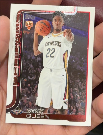 2025-26 Topps #213 Derik Queen — front