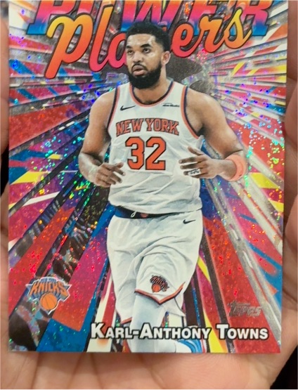 2025-26 Topps Power Players #PP-4 Karl-Anthony Towns — front