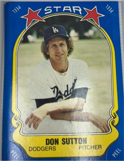 1981 Fleer Star Stickers #59 Don Sutton — front