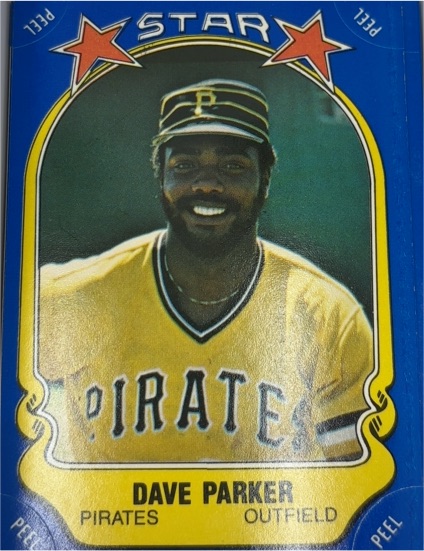 1981 Fleer Star Stickers #26 Dave Parker — front