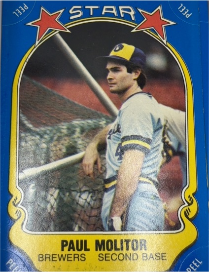 1981 Fleer Star Stickers #82 Paul Molitor — front