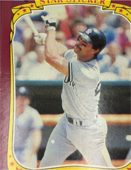1986 Fleer Star Stickers #72 Don Mattingly — front