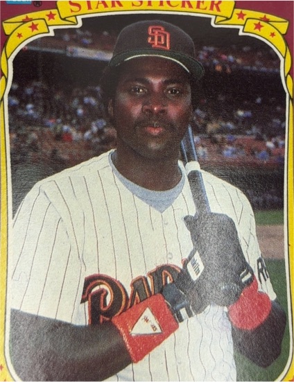 1986 Fleer Star Stickers #50 Tony Gwynn — front