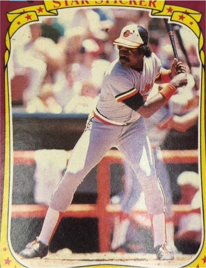 1983 Topps #550 Eddie Murray — front