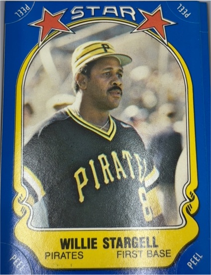 1981 Fleer Star Stickers #15 Willie Stargell — front