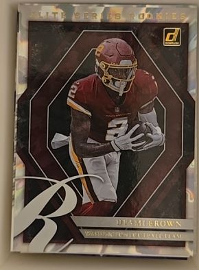 2021 Donruss Elite Series Rookies #ESR-DBR Dyami Brown — front