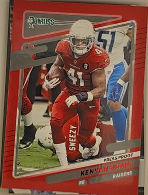 2021 Donruss #249 Kenyan Drake — front