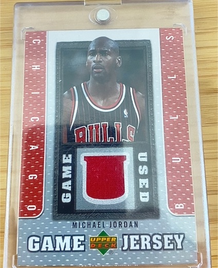 2007-08 Upper Deck Game Jersey #GJ-MJ Michael Jordan — front