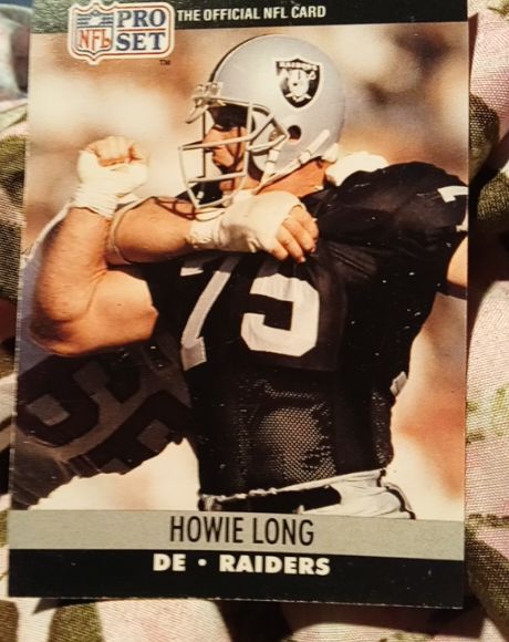 1990 Pro Set #545 Howie Long — front