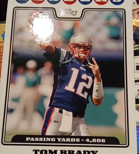 2008 Topps #328 Tom Brady — front
