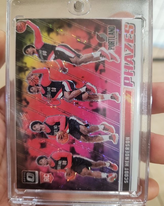 2023 Donruss Optic #23 Scoot Henderson Phazes RC Rookie — front