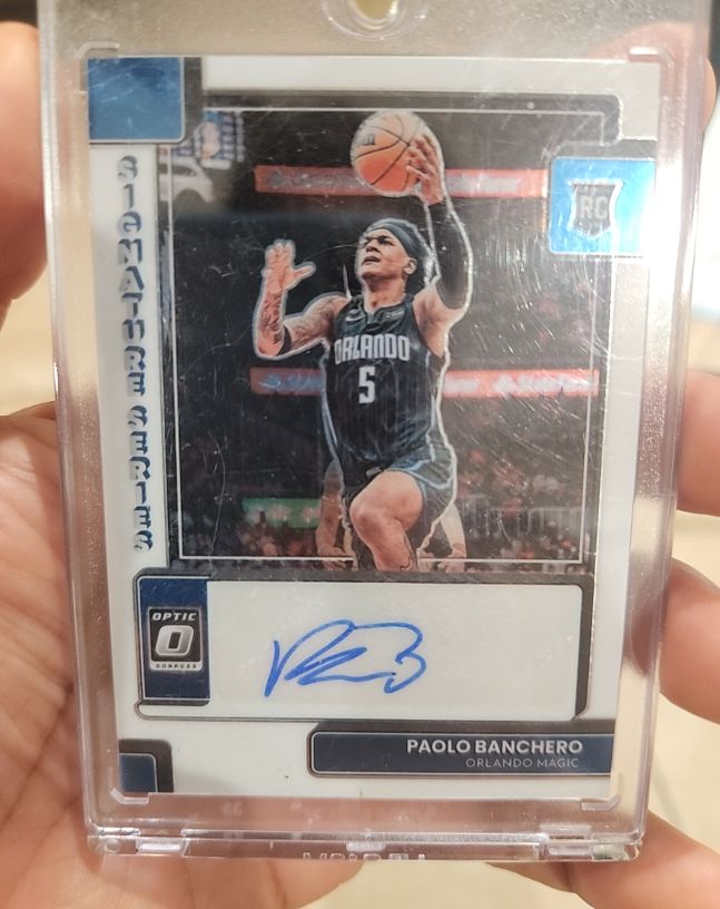 2022-23 Panini Donruss Optic Signature Series Paolo Banchero — front