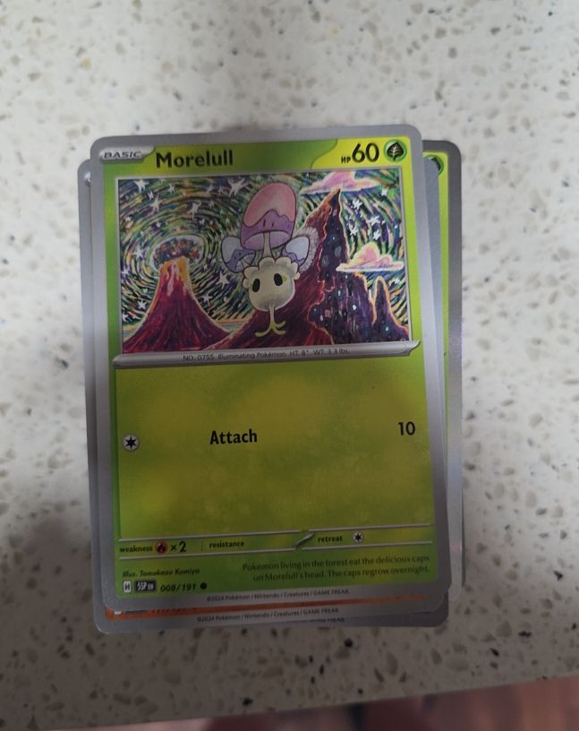 2024 Pokémon Surging Sparks #008 Morelull — front