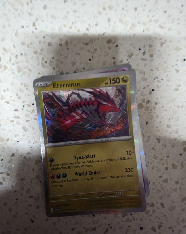 2024 Pokémon Surging Sparks #141 Eternatus — front
