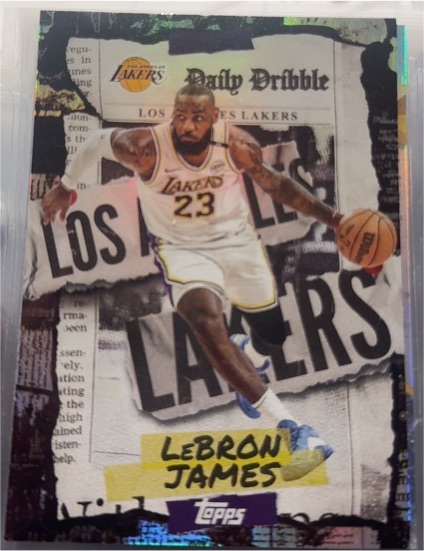 2025-26 Topps Basketball #DD-1 LeBron James Daily Dribble — front